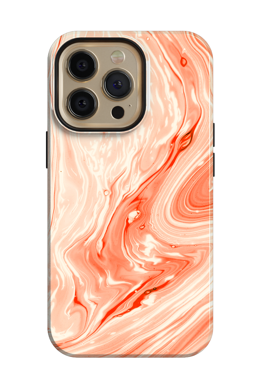 Peach marble