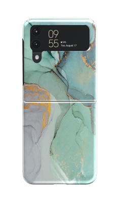 Blue and purple marble Flip