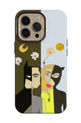 Art Batman and Woman cat