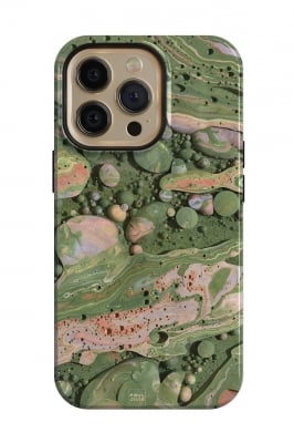 Abstract green bubble