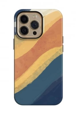 Abstract Blue and Yellow